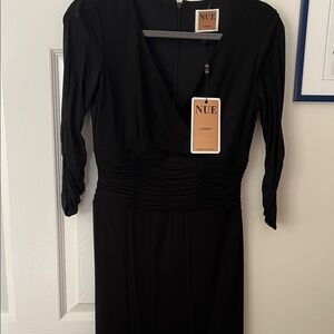 Nue by Shani Elegant Black dress NWT